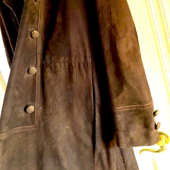 US Made Vintage Suede Coat - Picture 6 of 7
